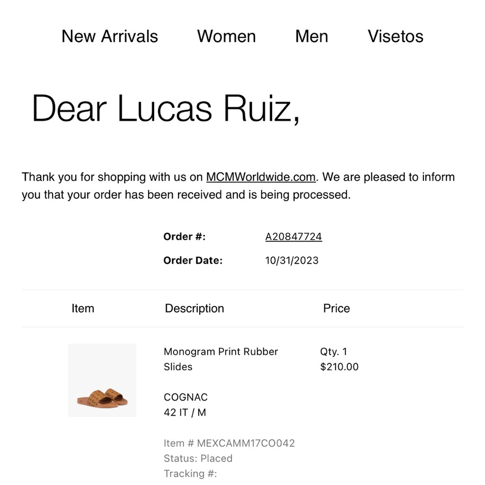 Mcm Monogram Slides - image 2